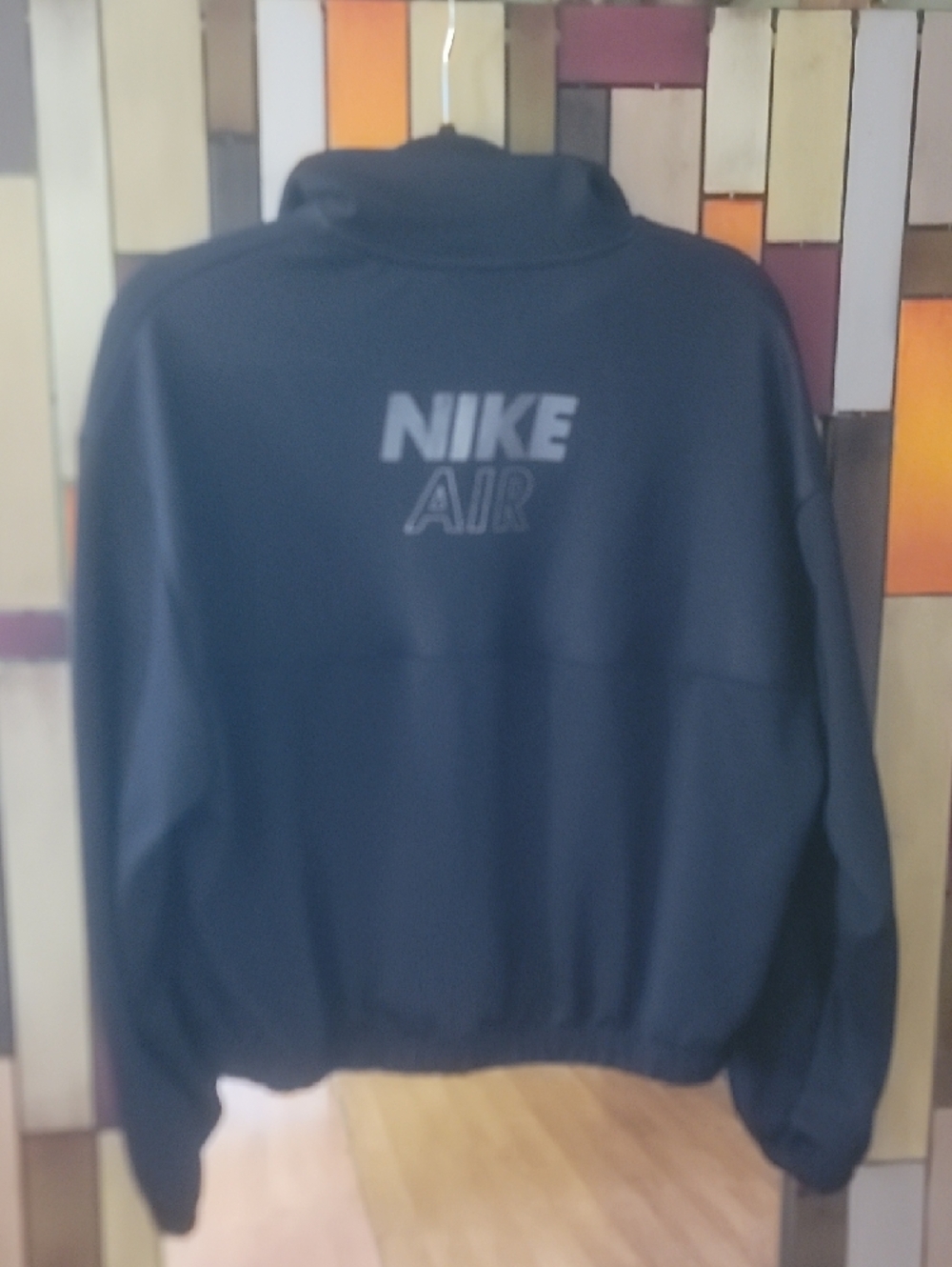 Nike Black Quarter-Zip Nike Air Pullover - Picture 5 of 6